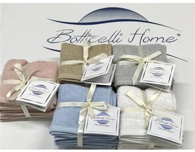 Set 5 Lavette Botticelli Home 30x30 cm in Spugna Delicacy  Colore Azzurro