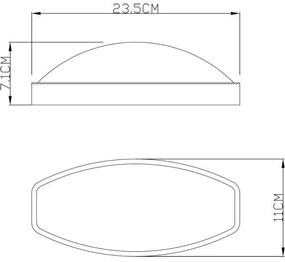 Deko-Light 731092 -Applique a LED da esterno ERIDANI 13W/230V IP44 antracite