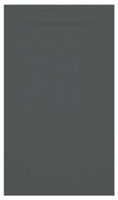 Piatto Doccia 90x120 Effetto Pietra Duplach "Zeus" Antracite