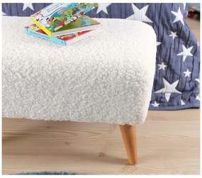 Pouf bianco per bambini Moouv - Artie