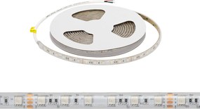 Striscia LED RGB Multicolore 24V 146W/m Professionale - IP67 - 5 metri