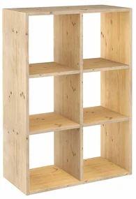 Libreria cubo, libreria scaffale libreria autoportante scaffale espositore  scaffale scaffale scaffale libreria/espositore 107 cm rovere : :  Casa e cucina