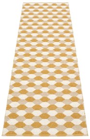 Passatoia da interno/esterno giallo ocra 70x250 cm Dana Ochre – Pappelina