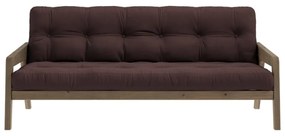 Divano letto marrone 204 cm Grab - Karup Design
