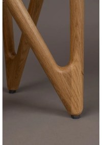 Tavolino rotondo con piano in vetro ø 40 cm Naia – Dutchbone