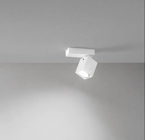 Perenz Oddy • faretto / plafoniera orientabile in alluminio — varianti 12×6, 60×6, 120×6, 200×6 cm, bianco opaco / nero opaco