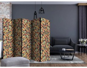 Paravento  Rainbow Mosaic II [Room Dividers]  Colore ---, Dimensioni e Misure 225x172