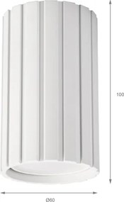 Brilagi - Faretto CRISPINA 1xGU10/10W/230V 10 cm bianco