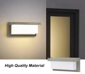 Brilagi - Applique da esterno BRICKY 1xE27/60W/230V grigio IP54