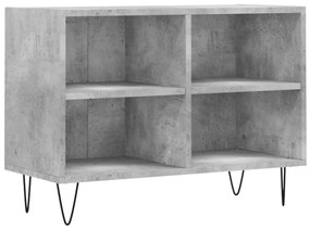 Mobile porta tv grigio cemento 69,5x30x50 cm legno multistrato