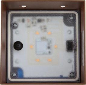 Applique da esterno marrone ruggine con LED IP65 solare - Charlene