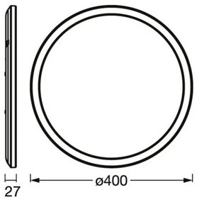 Osram - Plafoniera LED dimmerabile ORBIS LED/22W/230V bianca