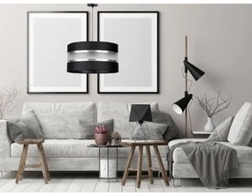 Lampadario a sospensione con filo CORAL 1xE27/60W/230V nero