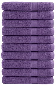 Asciugamani Per Sauna Solund 10 Pz Viola 80x200cm 600 G/m² /