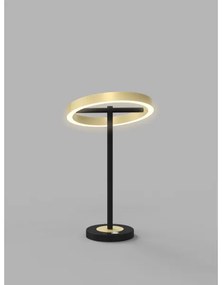 Wofi 8016-104 - Lampada LED Touch dimmerabile BREST LED/10,5W/230V nero/oro