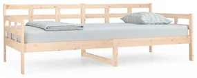 Dormeuse in legno massello di pino 90x200 cm
