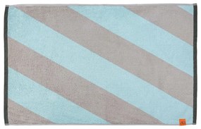Tappetino da bagno in cotone organico color menta 50x80 cm Diagonal - Mette Ditmer Denmark