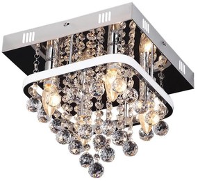 Rabalux 2238 - Lampadario da parete in cristallo PALLAS LED/23W/230V + 4xE14/40W