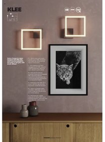 Redo 01-1639 - Plafoniera LED dimmerabile KLEE, 30W/230V, 45x45 cm, dorata