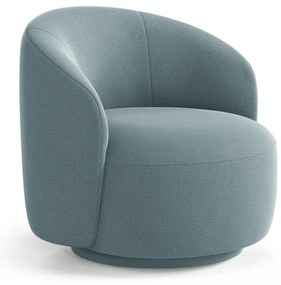 Poltrona azzurra girevole Letizia – Micadoni