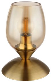 Globo 24007M - Tavolo touch lampada KUWAITA 1xE14/25W/230V ottone