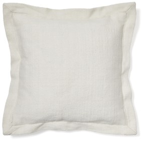 Kave Home - Fodera per cuscino Tenassa 100% PET bianco 45 x 45 cm