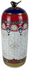 Vaso DKD Home Decor S3020483 Porcellana Multicolore Shabby Chic (18 x 18 x 42 cm)