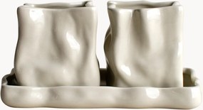 Barattoli da cucina con vassoio Herb, set da 3