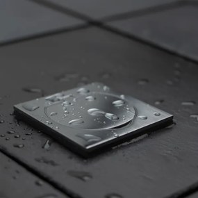 Brilagi - Presa a pavimento da incasso per esterno IP55 cromo opaco quadrato