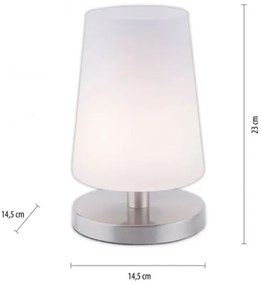 Paul Neuhaus 4146-55-LED Lampada da tavolo dimmerabile SONJA 1xG9/3W/230V cromo opaco