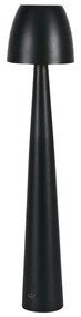 Lampada LED Tavolo 3W CCT Touch Ricaricabile USB-C Nera V-TAC