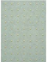 Arte International Carta da parati Dots - 31018 - Slightly Greyed English Green