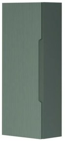 Pensile bagno sospeso H 75 cm verde opaco cannettato reversibile Rigo