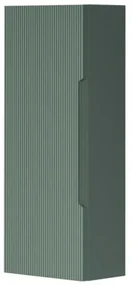 Pensile bagno sospeso H 75 cm verde opaco cannettato reversibile Rigo