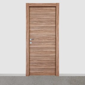 Porta interna a battente Foret in legno colore rovere, L 60 x H 210 cm, apertura reversibile