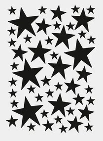 Ferm Living Adesivo murale Mini Stars - schwarz