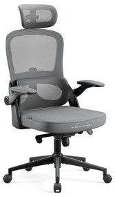 Sedia da ufficio ergonomica Diablo V-Light: grigia