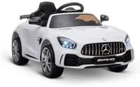 Macchina Elettrica per Bambini 12V con Licenza Mercedes GTR AMG Bianca