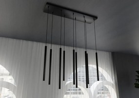 Lampada a Sospensione SELTER 9 BLACK WHITE e GOLD