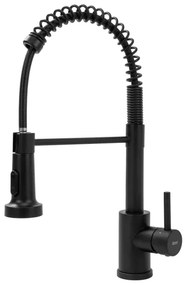 REA-B4820 - Miscelatore da cucina con doccetta estraibile COLIN 42,5 cm nero
