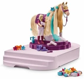 Playset Schleich Horse Grooming Station Cavallo 50 Pezzi