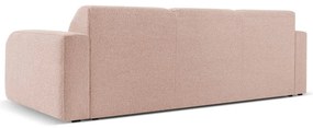 Divano rosa bouclé 235 cm Molino - Micadoni Home
