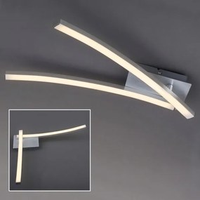 Plafoniera LED 2xLED/6W/230V 3000K, cromo opaco