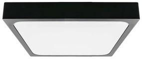 Plafoniera LED da bagno LED/30W/230V 6500K IP44 42x42 cm nero