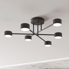 Lampadario a sospensione HALO 6 Black