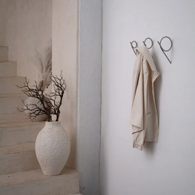 Gancio da parete grigio tortora in metallo Tuba L – Spinder Design