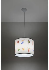 Sollux SL.1416 - Lampadario a sospensione per bambini FAIRY 1xE27/15W/230V diametro 30 cm
