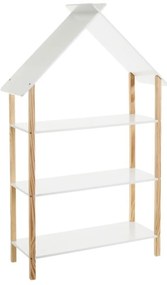 Libreria per bambini bianca 79x131 cm - Casa Selección