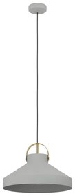 Eglo 390226 - Lampadario a sospensione con filo ESTEPONA 1xE27/40W/230V grigio