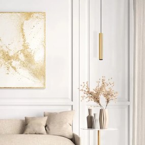 Lampadario a sospensione con filo LUNGOMARE 1xGU10/10W/230V oro